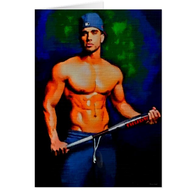 Ta en gunga hälsningskort (Framsidan)