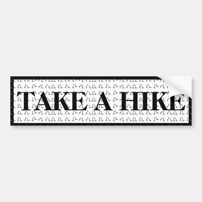 Ta en hike bildekal (Framsidan)