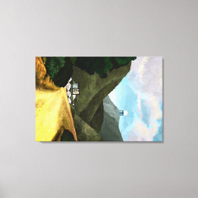 Ta en hike. Canvas Art (Framsida)