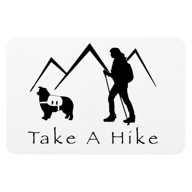Ta en Hike Magnet-Aussie/Pack Magnet (Horisontell)