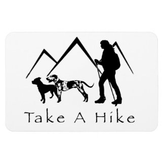 Ta en Hike Magnet-Catahoula/Pitbull Magnet