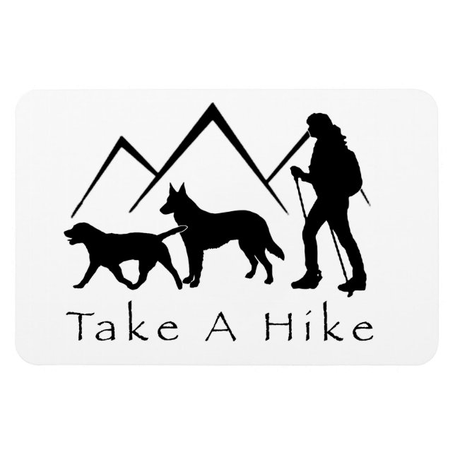 Ta en Hike Magnet-Lab/Shepherd Magnet (Horisontell)