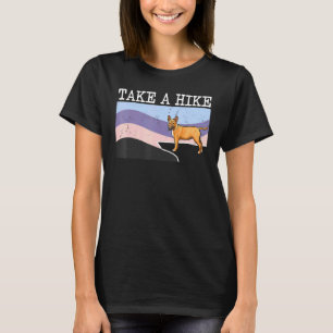 Ta en hike Miniature Bull Terrier Graphic Hiking T Shirt