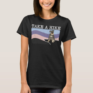 Ta en hike Miniature Schnauzer Graphic Hiking T Shirt