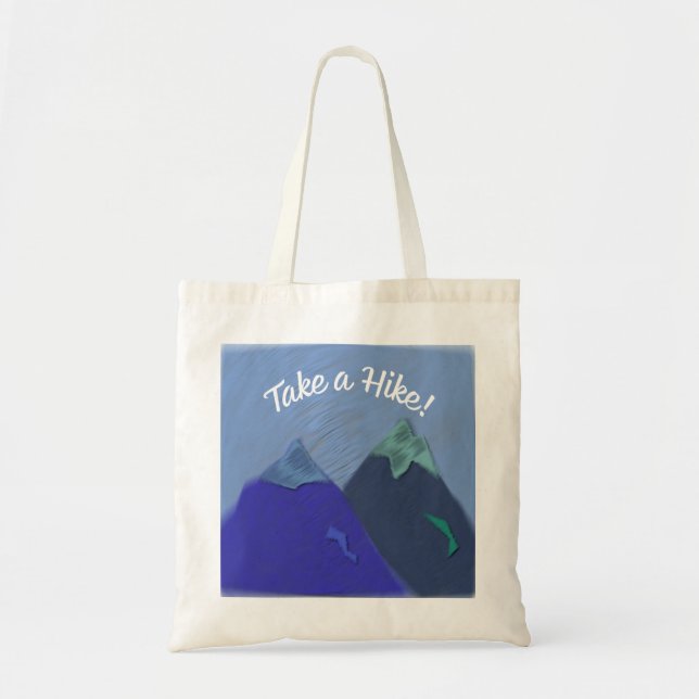Ta en hike Mountain-design Tygkasse (Framsidan)