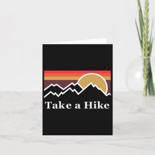 Ta en hike Sol-design för Wander Kort