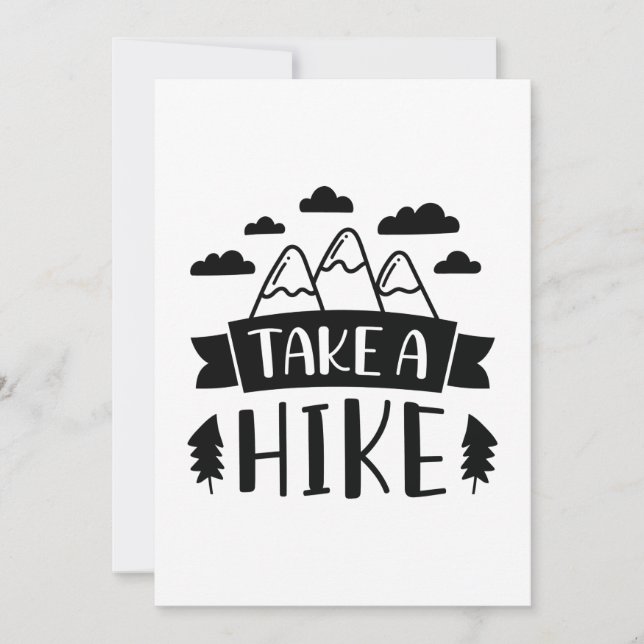 Ta en hike tack kort (Framsida)