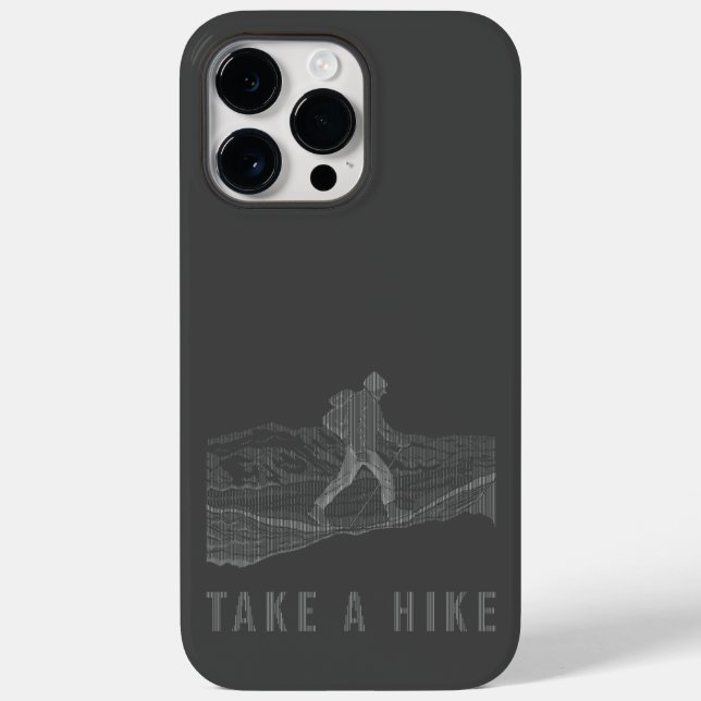 Ta en Hike White Fodral-Mate iphone case (Baksida)