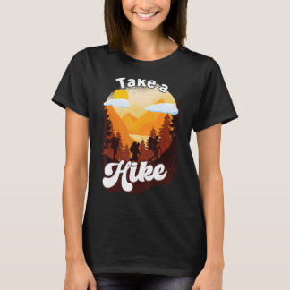 Ta en hike Wilness Campfire utomhus Survival Buss T Shirt