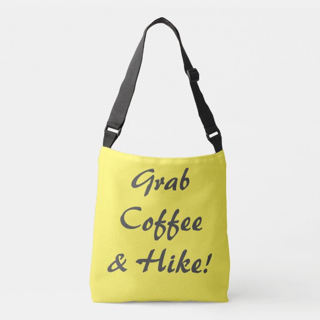 Ta en kaffe & en vandring axelväska (Framsida)