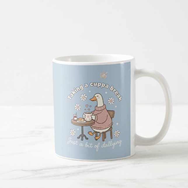 Ta en kopp-pauserad söt gås tekopp kaffemugg (Höger)