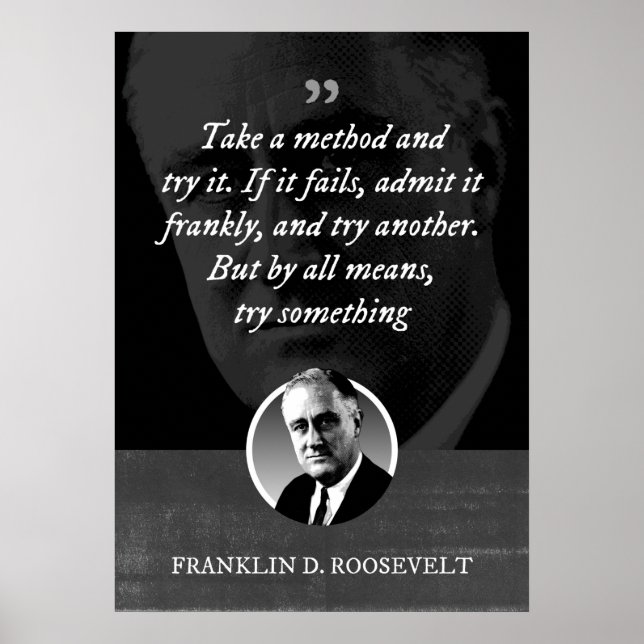 Ta en metod och prova den. Om det misslyckas, erkä Poster (Framsidan)