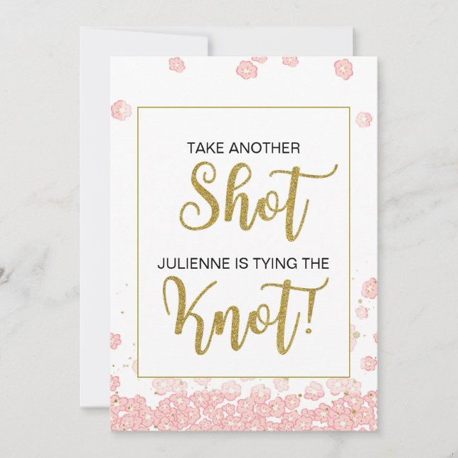 Ta en ny drink Hon knyter knuten skylt (Framsida)