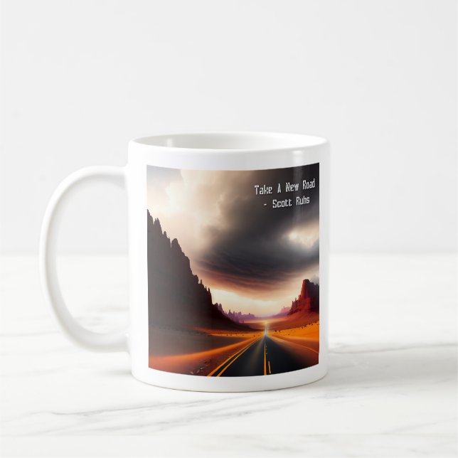 Ta en ny konst kaffemugg (Vänster)