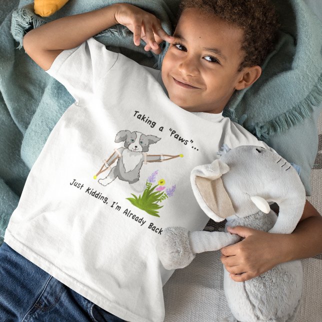 Ta en 'Paws' Collie på kryckor T Shirt (Skapare uppladdad)