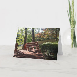 Ta en plats i bänken med mig tack kort