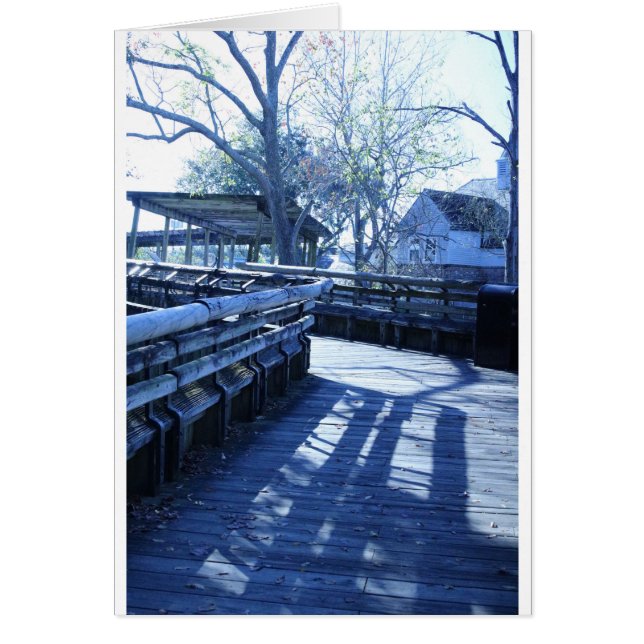 Ta en promenad hälsningskort (Framsidan)