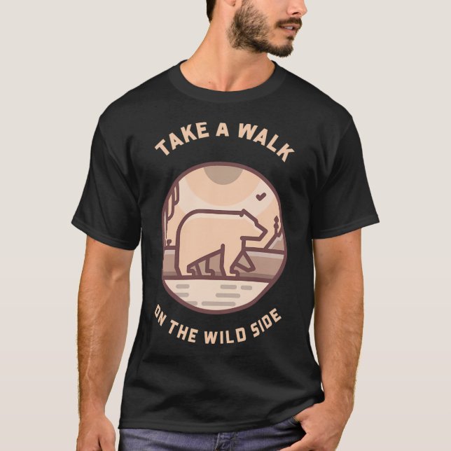 Ta en promenad på Vilden T Shirt (Framsida)