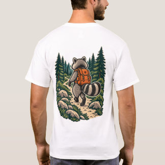 Ta En Promenad Tvättbjörn Hiker Vintage Utomhus T- T Shirt