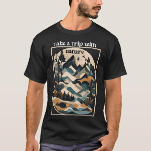 Ta en Resa med naturens geometriska Delight T Shirt