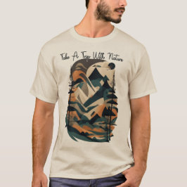 Ta en Resa med naturens geometriska symfoni T Shirt