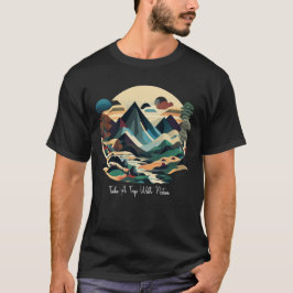 Ta en Resa med Retro Nature Vibes T Shirt
