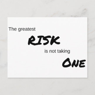 Ta en risk vykort