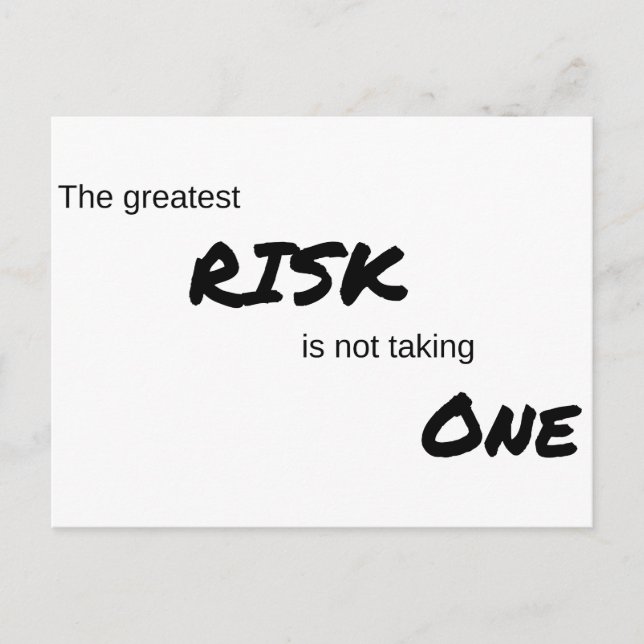 Ta en risk vykort (Framsida)