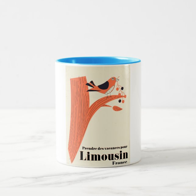 Ta en semester till Limousin Frankrike . Två-Tonad Mugg (Center)