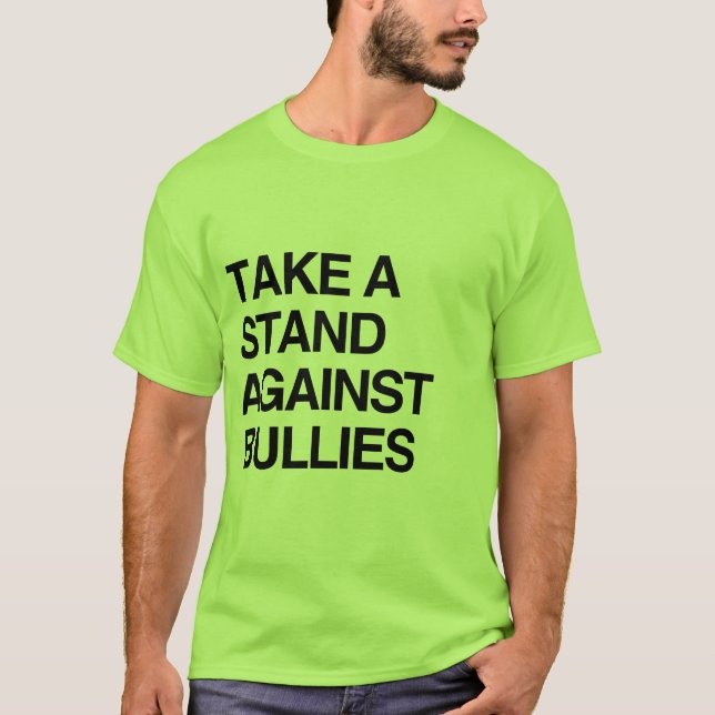TA EN STÅNDPUNKT MOT MOBBARE T-SHIRT (Framsida)