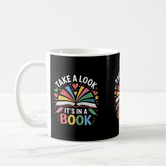 Ta en titt Den finns i en bok-mugg Kaffemugg (Vänster)