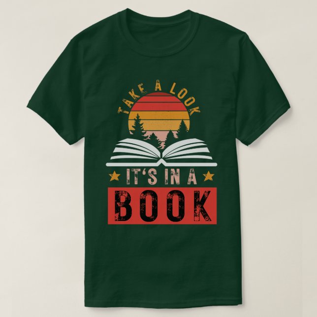Ta en titt i Bok T Shirt (Design framsida)