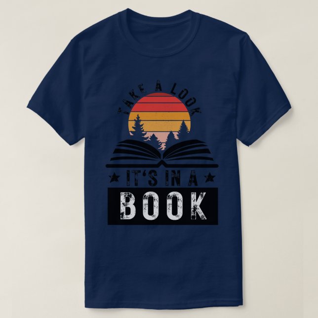 Ta en titt i en Bok 20 T Shirt (Design framsida)