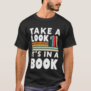 Ta en titt i en bokmask vid Bok-läsning 8 T Shirt