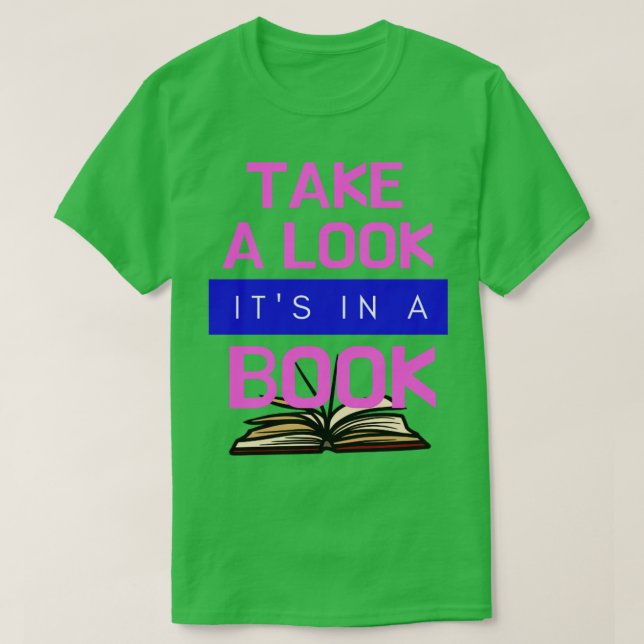 Ta en titt på det i bok 1 t shirt (Design framsida)