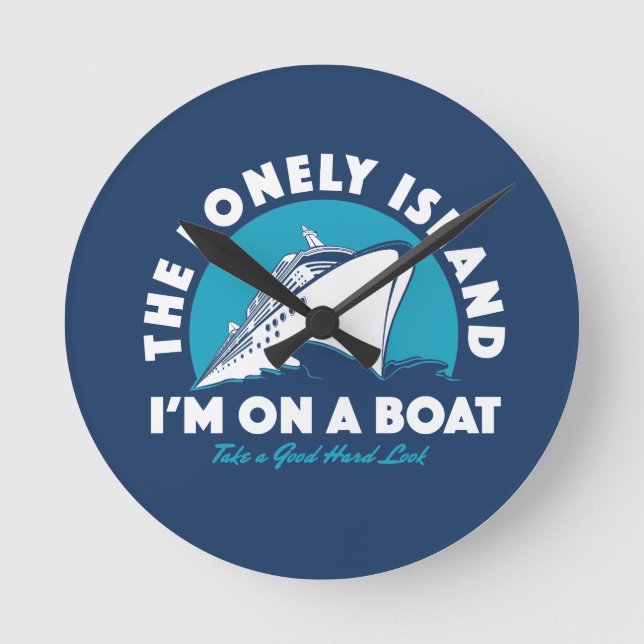 Ta en titt på Lonely Island Rund Klocka (Framsida)