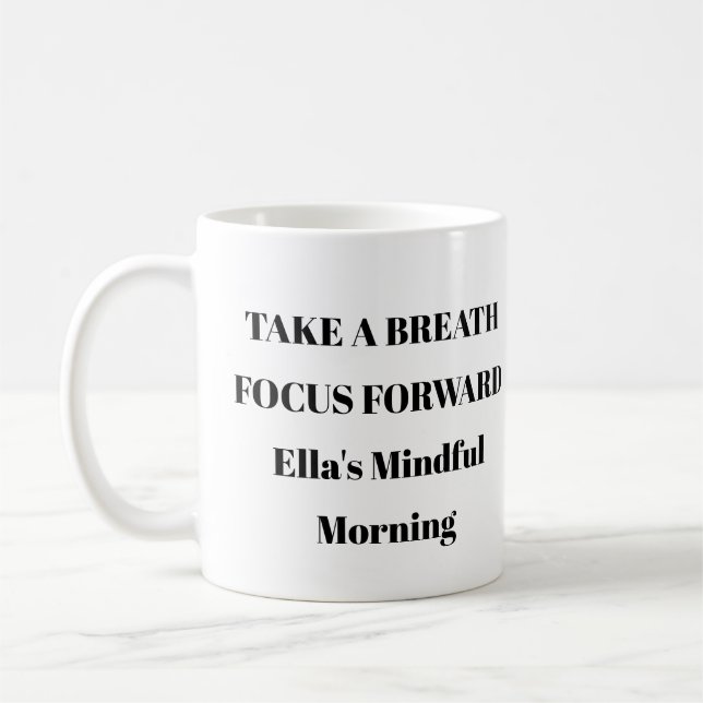 Ta en tystnad Fokus framåt-mugg Kaffemugg (Vänster)