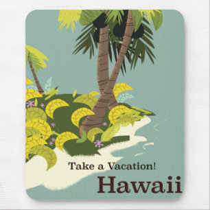 Ta en Vacation Hawaii vintage resor poster Musmatta