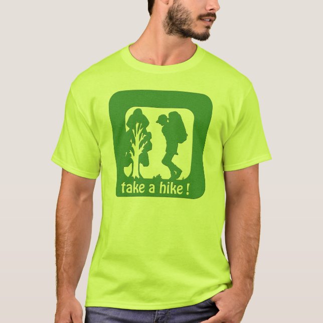 ta en vandring det friasäkerhetstshirtsna t-shirt (Framsida)