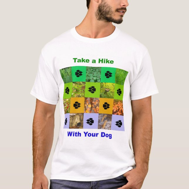 Ta en vandring t-shirt (Framsida)