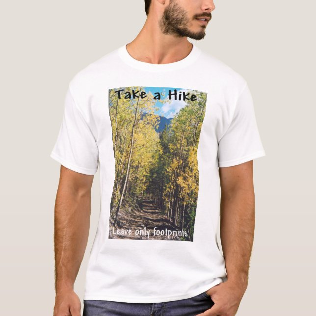Ta en vandring tee shirt (Framsida)