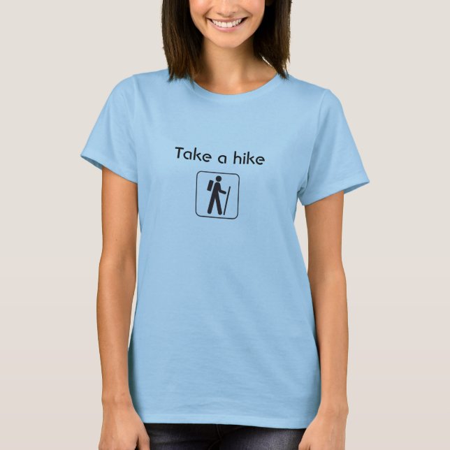 Ta en vandring tee shirt (Framsida)