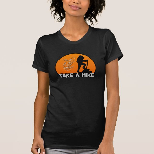 Ta en vandringskjorta - välj stil & färga tee (Framsida)