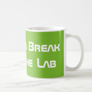 Ta ett avbrott från labbet kaffemugg