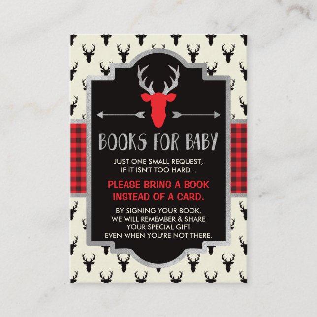Ta ett Bok-kort, Buffalo Play, Babykläder Tilläggskort (Framsida)