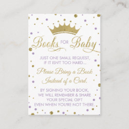Ta ett Bok-kort, prinsessan, babyskor Tilläggskort