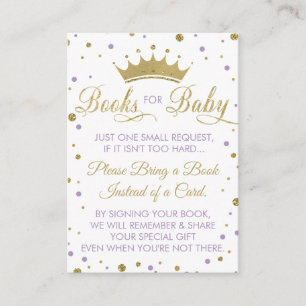 Ta ett Bok-kort, prinsessan, babyskor Tilläggskort