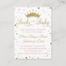 Ta ett Bok-kort, prinsessan, babyskor Tilläggskort