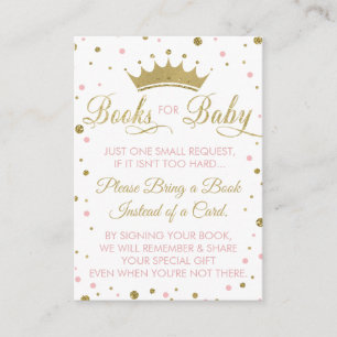Ta ett Bok-kort, prinsessan, babyskor Tilläggskort