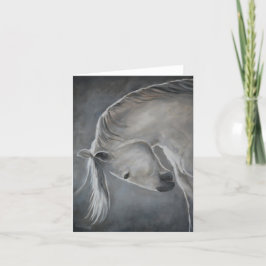 Ta ett Bow Horse Art Note Card Kort